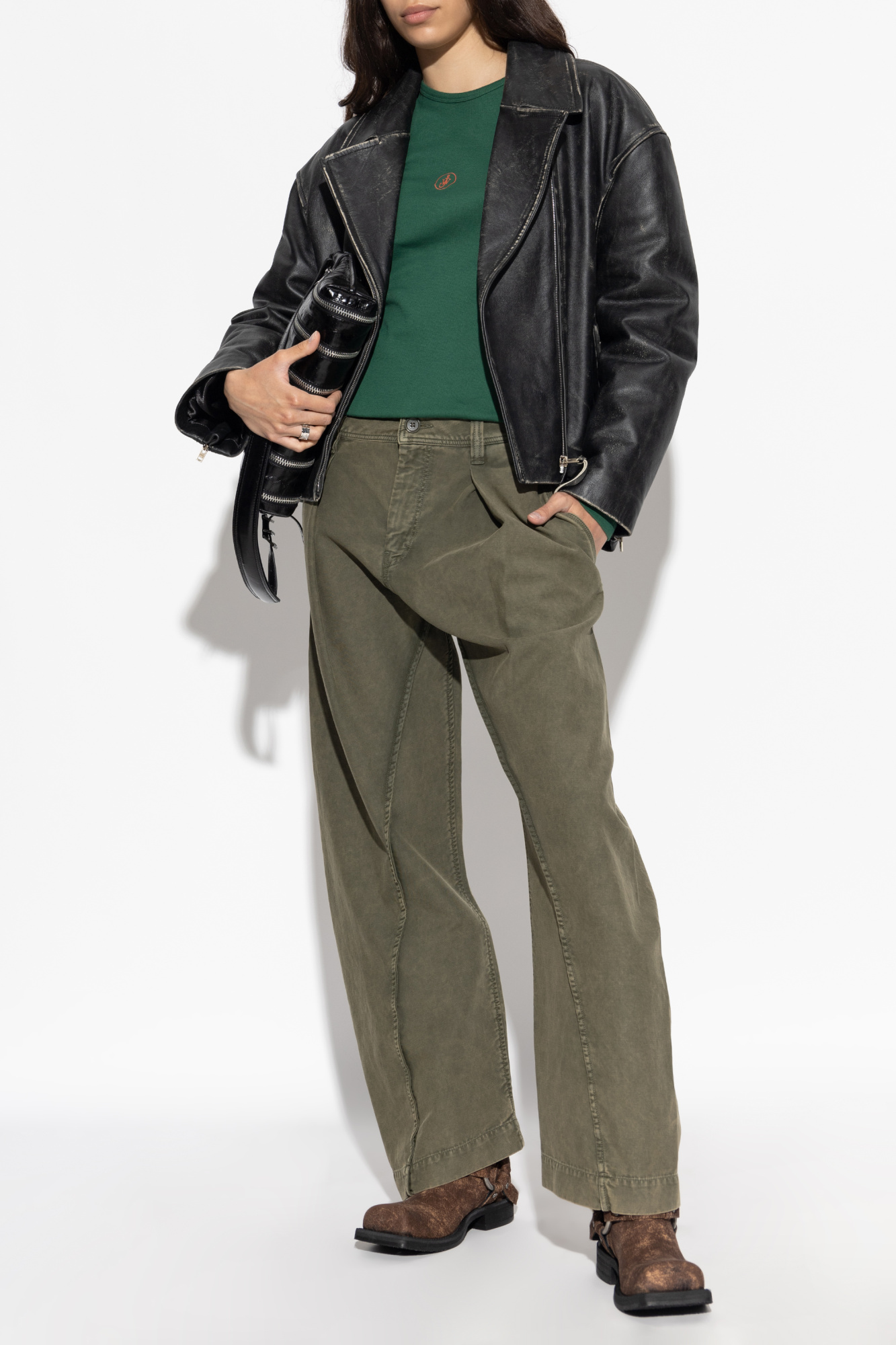 Green Trousers with seams on the legs JW Anderson - Vitkac AS
